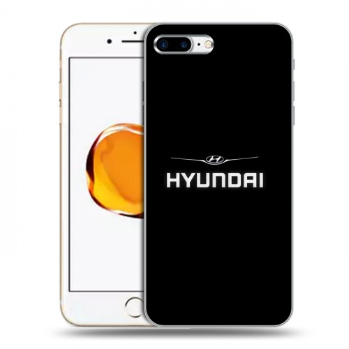 Дизайнерский пластиковый чехол для Iphone 7 Plus / 8 Plus Hyundai