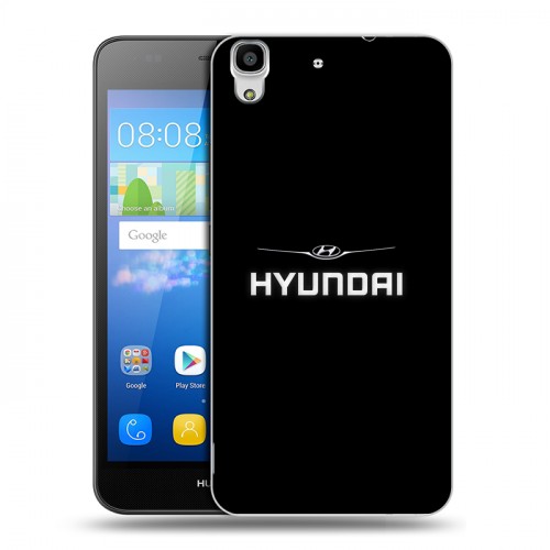 Дизайнерский пластиковый чехол для Huawei Y6 Hyundai