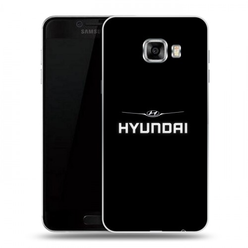 Дизайнерский пластиковый чехол для Samsung Galaxy C5 Hyundai