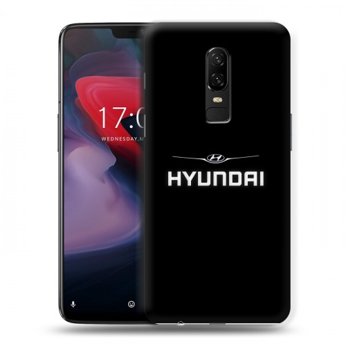 Дизайнерский пластиковый чехол для OnePlus 6 Hyundai