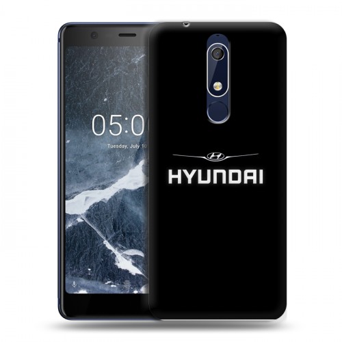 Дизайнерский пластиковый чехол для Nokia 5.1 Hyundai