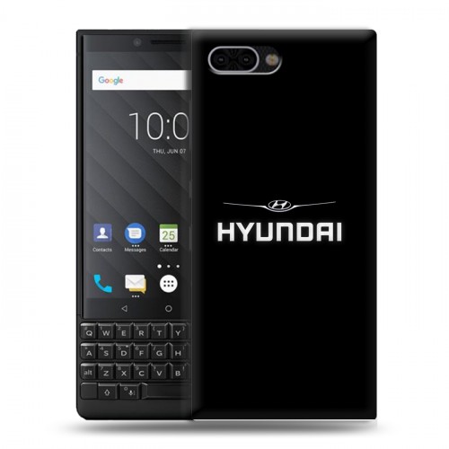 Дизайнерский пластиковый чехол для BlackBerry KEY2 Hyundai