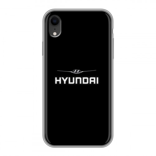 Дизайнерский силиконовый чехол для Iphone Xr Hyundai