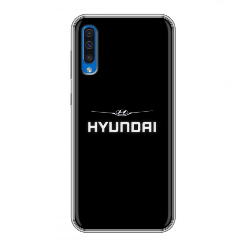 Дизайнерский силиконовый чехол для Samsung Galaxy A50 Hyundai