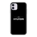 Дизайнерский силиконовый чехол для Iphone 11 Hyundai