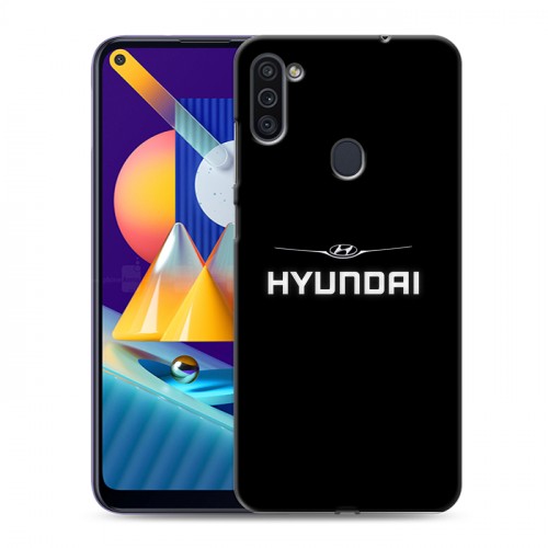 Дизайнерский пластиковый чехол для Samsung Galaxy M11 Hyundai