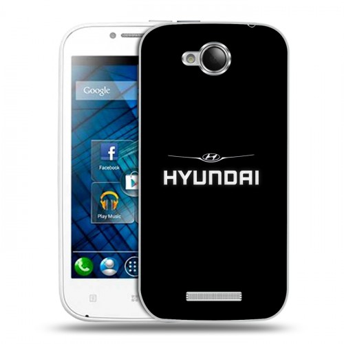 Дизайнерский пластиковый чехол для Lenovo A706 Hyundai