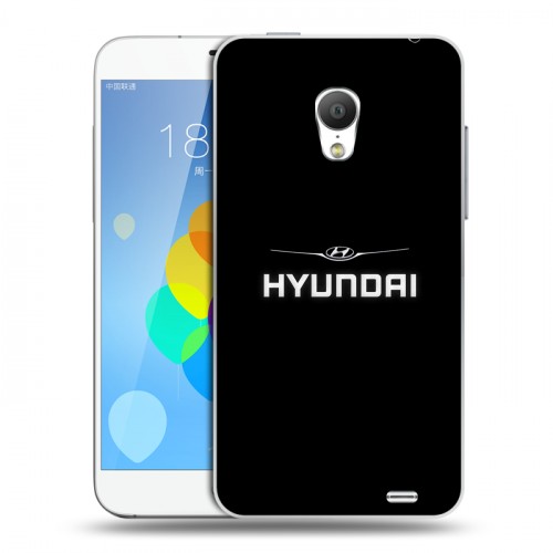 Дизайнерский силиконовый чехол для  Meizu MX3 Hyundai