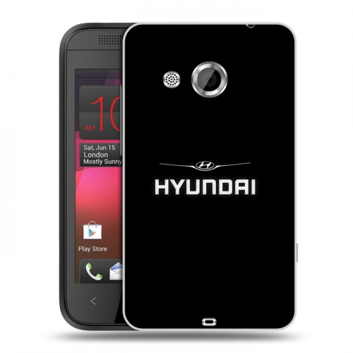 Дизайнерский пластиковый чехол для HTC Desire 200 Hyundai