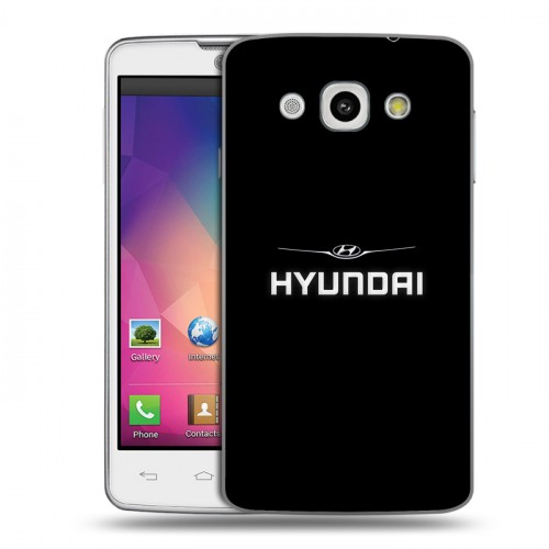 Дизайнерский пластиковый чехол для LG L60 Hyundai