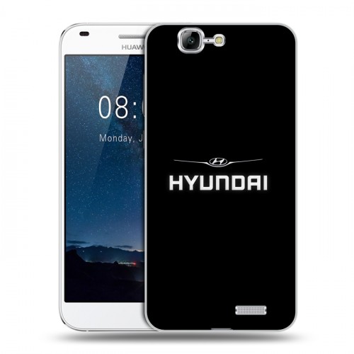 Дизайнерский пластиковый чехол для Huawei Ascend G7 Hyundai