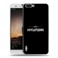 Дизайнерский пластиковый чехол для Huawei Honor 6 Plus Hyundai