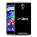 Дизайнерский пластиковый чехол для Lenovo P90 Hyundai