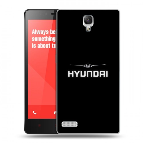 Дизайнерский силиконовый чехол для Xiaomi RedMi Note Hyundai