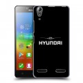 Дизайнерский пластиковый чехол для Lenovo A6000 Hyundai