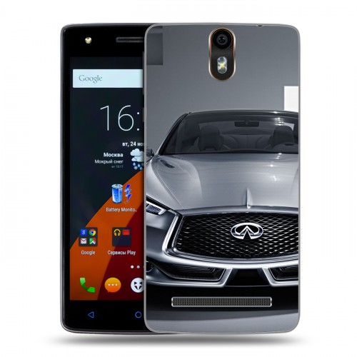 Дизайнерский силиконовый чехол для Wileyfox Storm Infiniti