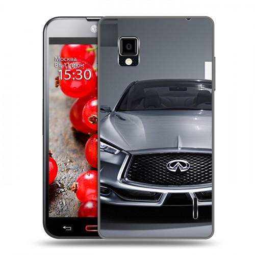 Дизайнерский пластиковый чехол для LG Optimus G Infiniti