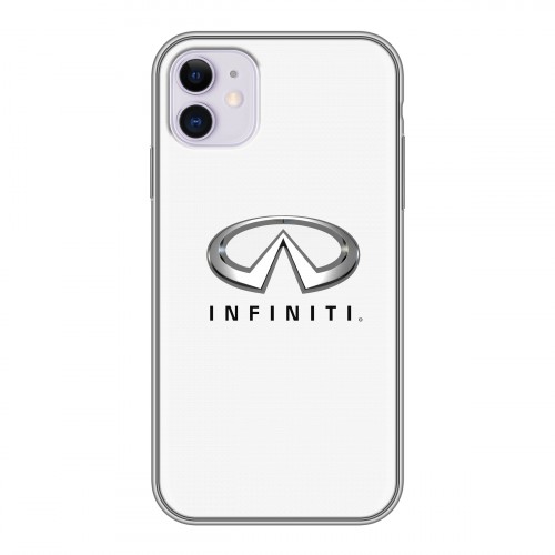 Дизайнерский силиконовый чехол для Iphone 11 Infiniti