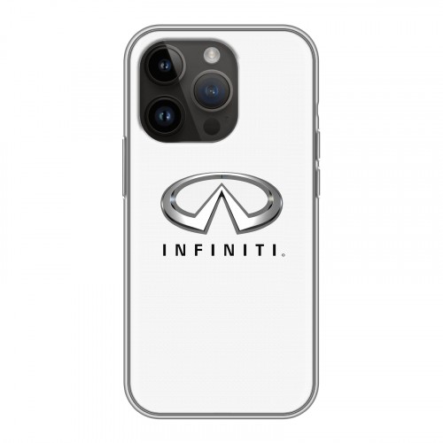 Дизайнерский силиконовый чехол для Iphone 14 Pro Infiniti