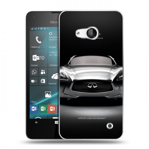 Дизайнерский пластиковый чехол для Microsoft Lumia 550 Infiniti