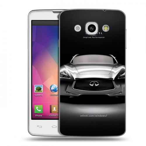 Дизайнерский пластиковый чехол для LG L60 Infiniti