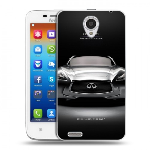 Дизайнерский пластиковый чехол для Lenovo S650 Ideaphone Infiniti