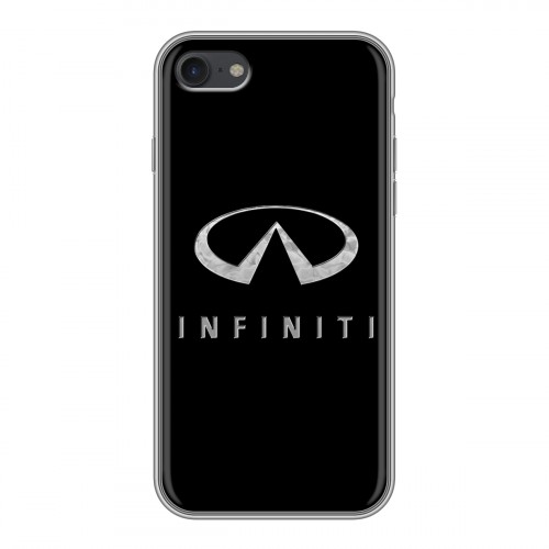 Дизайнерский силиконовый чехол для Iphone 7 Infiniti