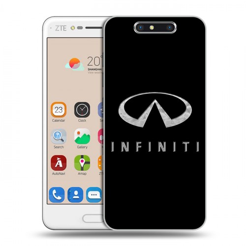 Дизайнерский пластиковый чехол для ZTE Blade V8 Infiniti