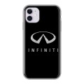 Дизайнерский силиконовый чехол для Iphone 11 Infiniti