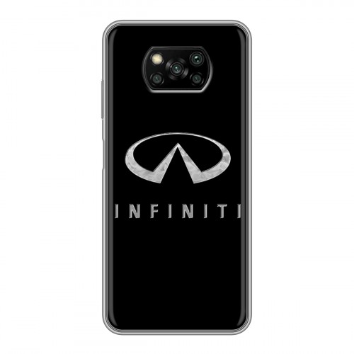 Дизайнерский силиконовый с усиленными углами чехол для Xiaomi Poco X3 Infiniti