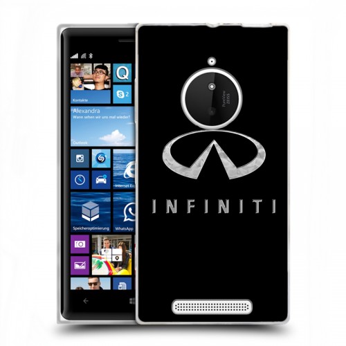 Дизайнерский пластиковый чехол для Nokia Lumia 830 Infiniti