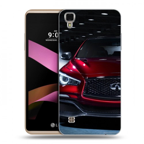 Дизайнерский пластиковый чехол для LG X Style Infiniti