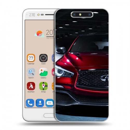 Дизайнерский пластиковый чехол для ZTE Blade V8 Infiniti