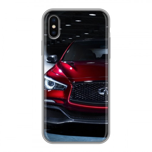 Дизайнерский силиконовый чехол для Iphone x10 Infiniti