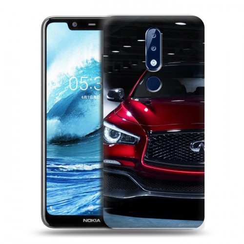 Дизайнерский пластиковый чехол для Nokia 5.1 Plus Infiniti