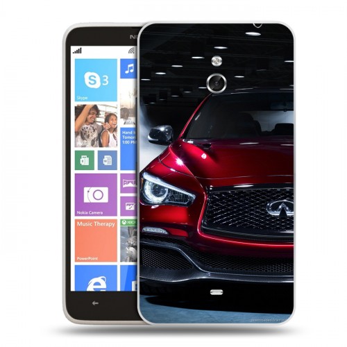 Дизайнерский пластиковый чехол для Nokia Lumia 1320 Infiniti