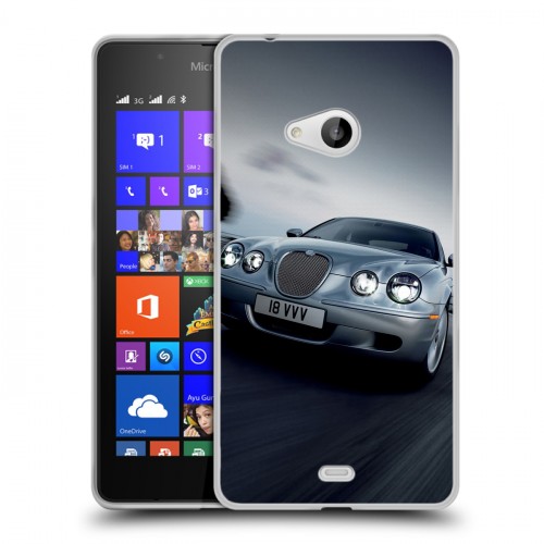 Дизайнерский пластиковый чехол для Microsoft Lumia 540 Jaguar