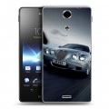 Дизайнерский пластиковый чехол для Sony Xperia TX Jaguar