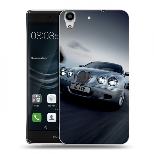 Дизайнерский пластиковый чехол для Huawei Y6II Jaguar