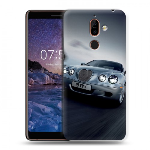 Дизайнерский пластиковый чехол для Nokia 7 Plus Jaguar