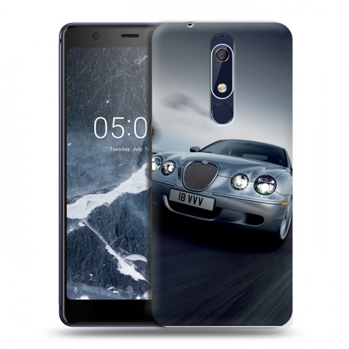 Дизайнерский пластиковый чехол для Nokia 5.1 Jaguar