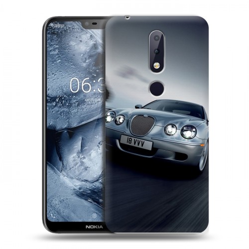 Дизайнерский пластиковый чехол для Nokia 6.1 Plus Jaguar