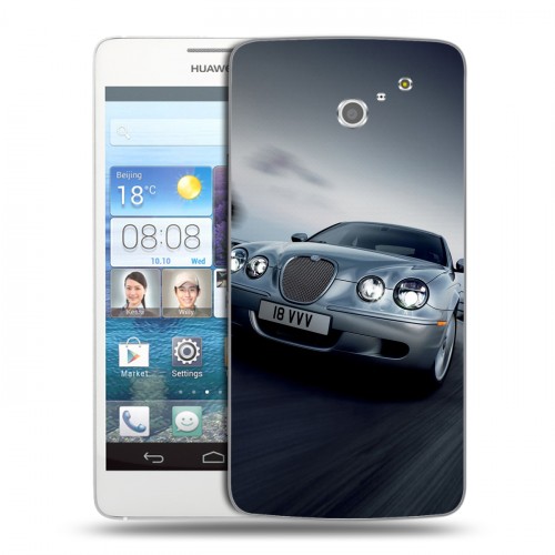 Дизайнерский пластиковый чехол для Huawei Ascend D2 Jaguar