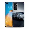 Дизайнерский силиконовый с усиленными углами чехол для Huawei P40 Jaguar