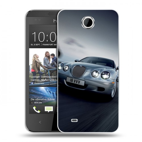 Дизайнерский пластиковый чехол для HTC Desire 300 Jaguar