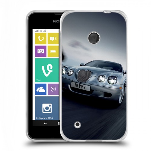 Дизайнерский пластиковый чехол для Nokia Lumia 530 Jaguar