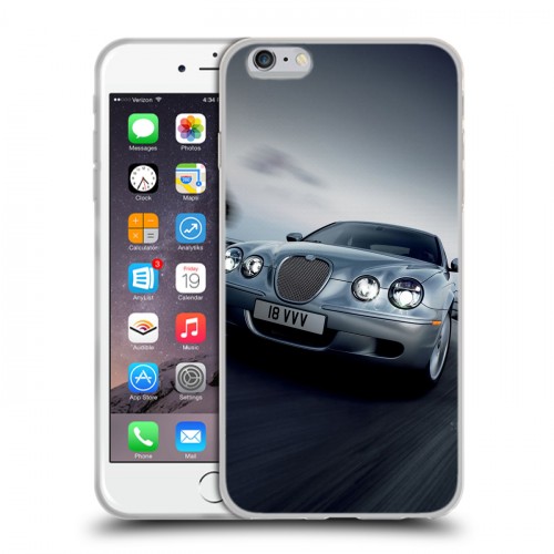 Дизайнерский силиконовый чехол для Iphone 6 Plus/6s Plus Jaguar