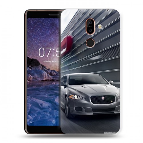 Дизайнерский пластиковый чехол для Nokia 7 Plus Jaguar