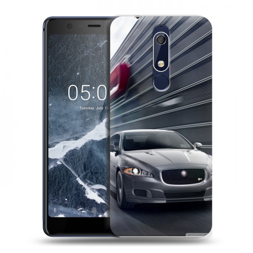 Дизайнерский пластиковый чехол для Nokia 5.1 Jaguar