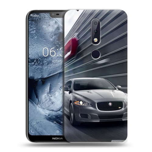 Дизайнерский пластиковый чехол для Nokia 6.1 Plus Jaguar